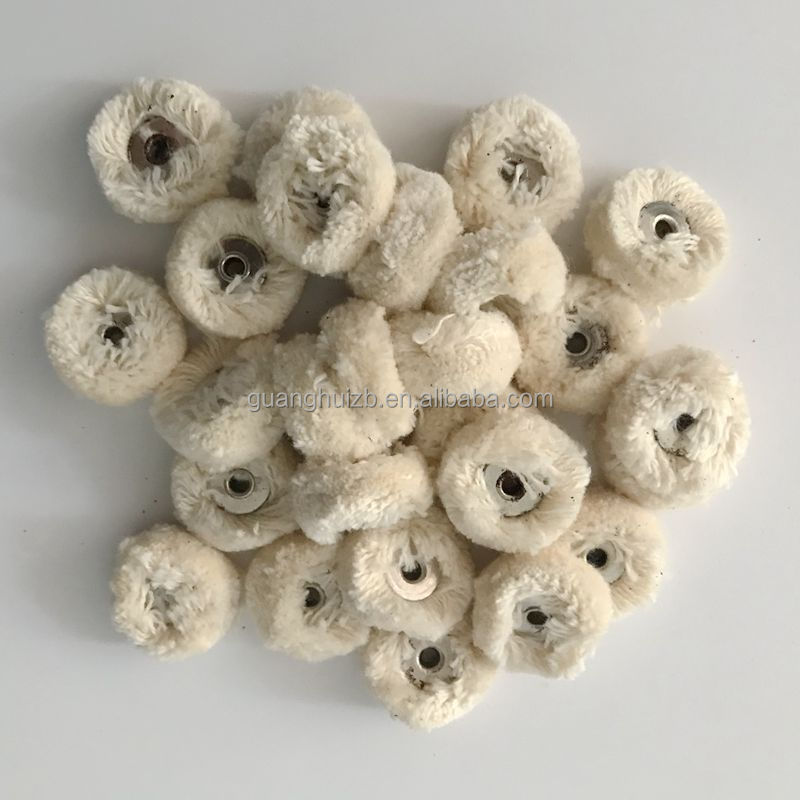 Cotton Thread Polishing Brushes For Rotary Abrasive Tools